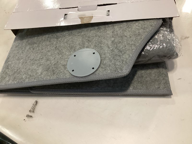 Condition photo showing New/Like New for Under Desk Heater Leg Feet Foot Warmer,Personal Portable Space Heaters Quiet Small For Office Home Indoor Use Large Room,Electric Energy Efficient,Essentials Supplies For Women Grey Large Grey