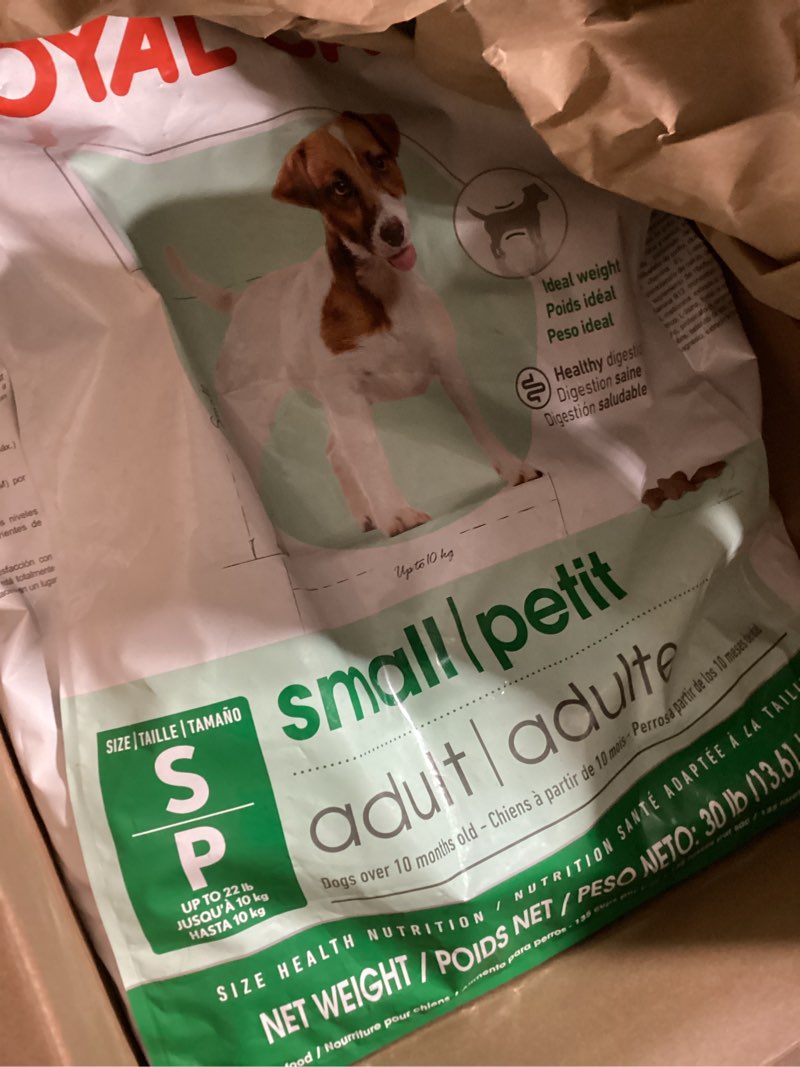 Condition photo showing New/Like New for royal canin size health nutrition small adult dry dog food, 30 lb bag 30 pound (pack of 1)
