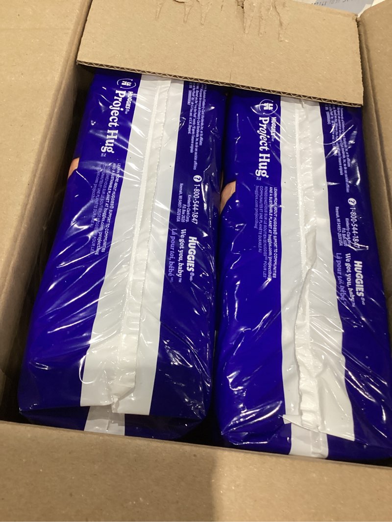 Condition photo showing New/Like New for huggies overnites nighttime baby diapers -size 7 - 68ct