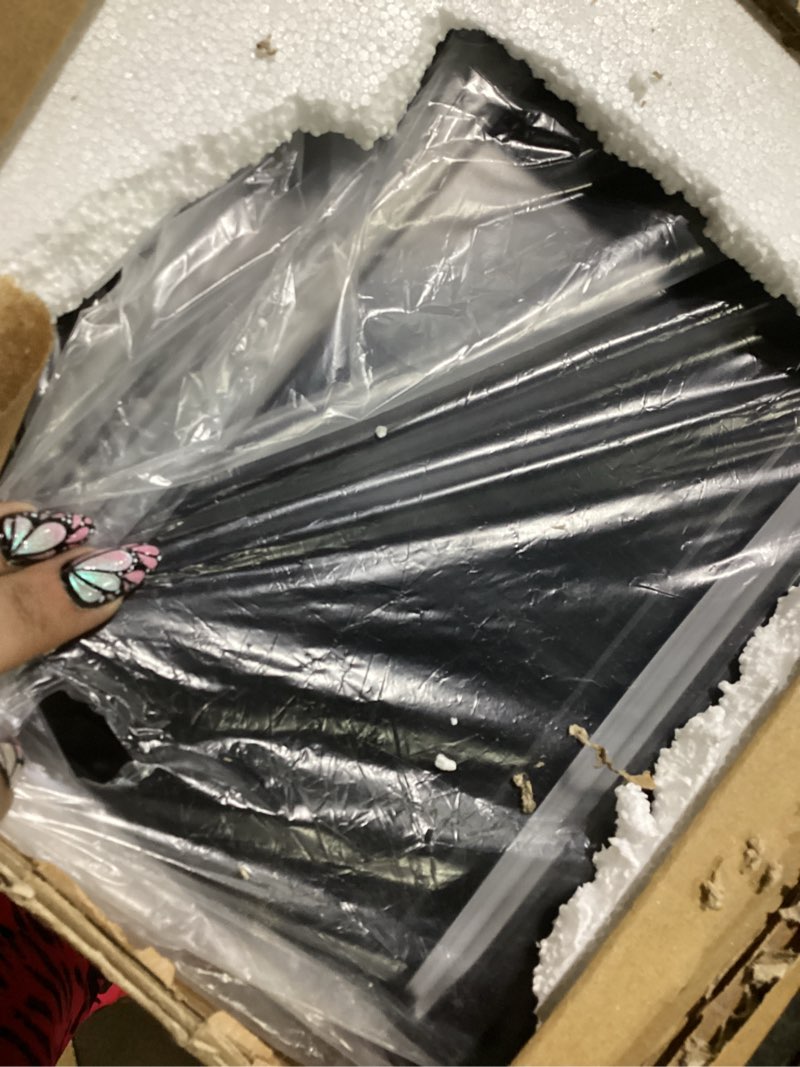 Condition photo showing Good Condition for igloo 5.0 cu ft. upright deep freezer chest- deep freezer with quick freezing system & adjustable thermostat- low noise freezer with removable basket & led lights for homes, garages & basements- black black 5.0 cu. ft.