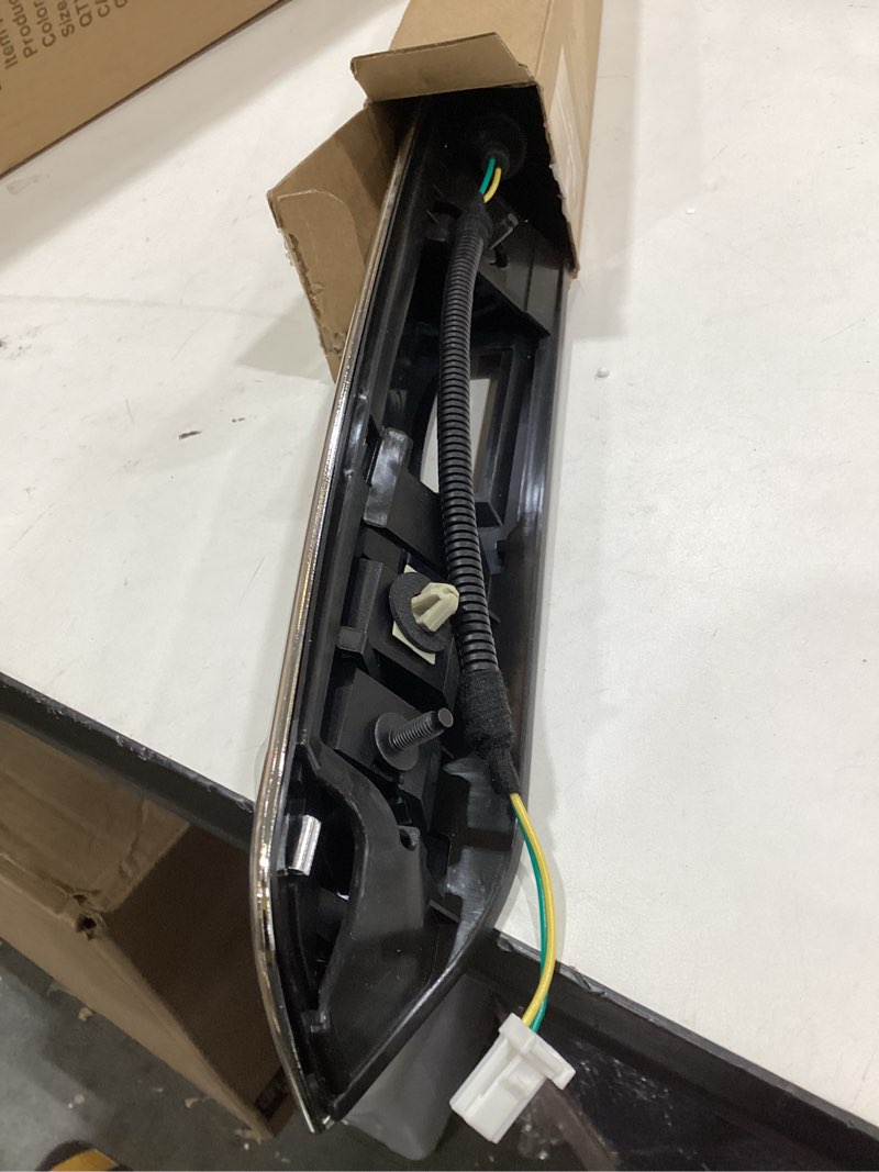 Condition photo showing Good Condition for 90810-9pg0a rear tailgate chrome handle garnish finisher molding compatible with 2013-2019 nissan pathfinder,rear liftgate handle replace# 90810-3ka0a regular model