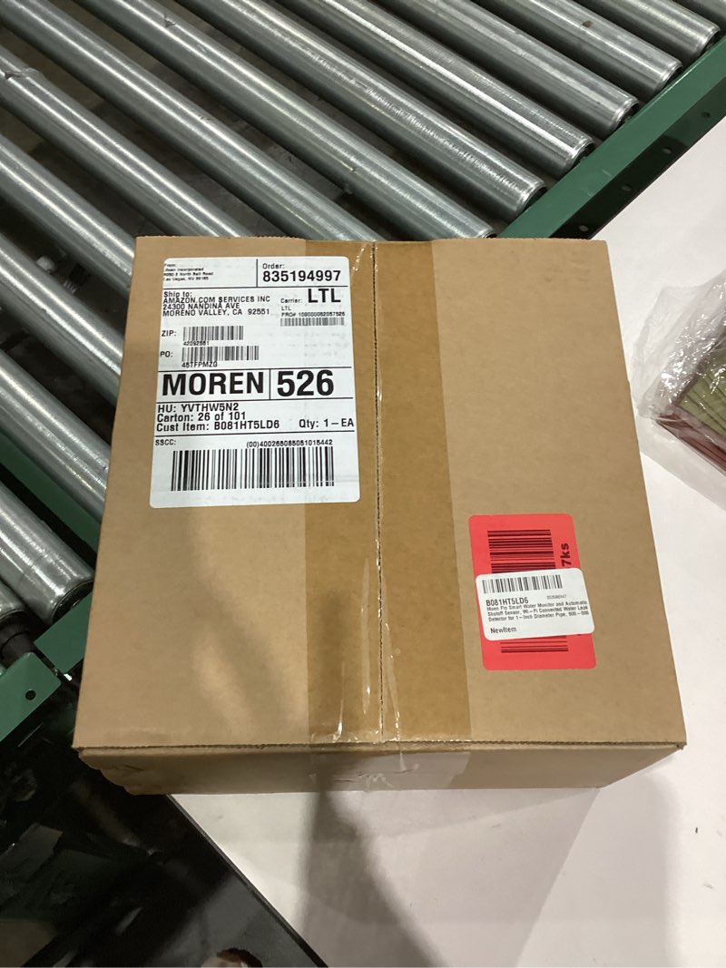 Condition photo showing New/Like New for Moen Flo Smart Water Monitor and Automatic Shutoff Sensor, Wi-Fi Connected Water Leak Detector for 1-Inch Diameter Pipe, 900-006 Smart Water Shutoff Valve 1 Inch