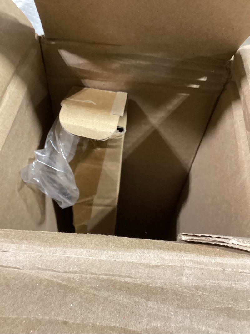 Condition photo showing As Is for amazer spring tension shower curtain rod, 54-90 inches rust-resistance tension curtain rod bathroom