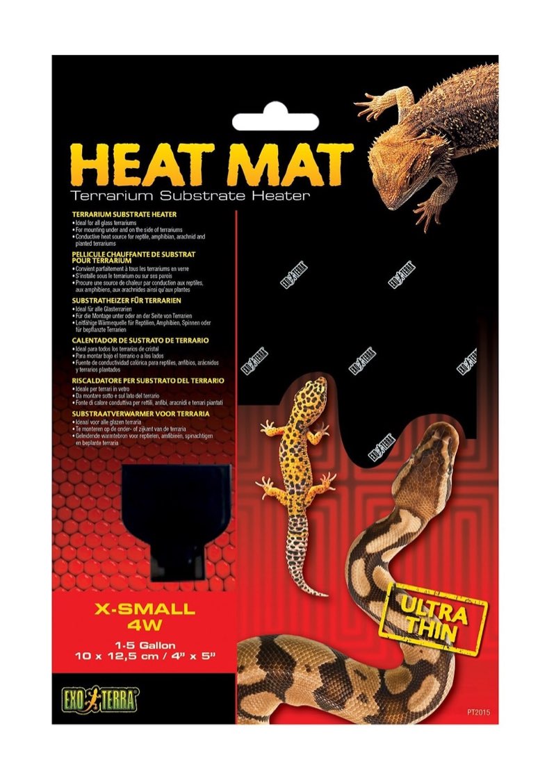 Exo Terra Ultra Thin Terrarium Substrate Heat Mat, 4 watts