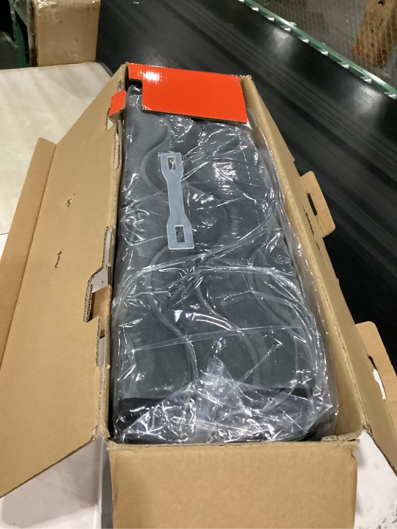 Condition photo showing New/Like New for powermat full body massage mat with heat - shiatsu back massager pad for bed, chair & recliner - electric vibrating heating pad - whole body massager mat for pain relief - massage mattress by powerfit