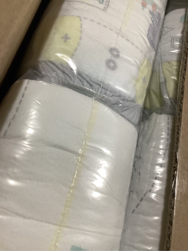 Condition photo showing New/Like New for pampers swaddlers diapers, size 6 (23-44 lbs), 108 count, absorbent, keeps baby dry and comfortable, skin safe disposable baby diaper (packaging may vary) size 6 108