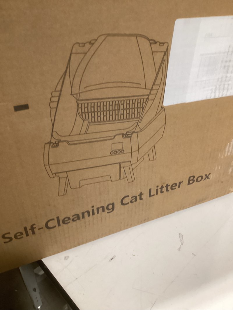 Condition photo showing New/Like New for Automatic Cat Litter Box Self Cleaning - App Control, Open-Design, Smart Health Monitor, Suitable for Medium Cats and Kittens, Anti-Pinch Safety, Quiet Operation, A Trusted Companion for Life - White