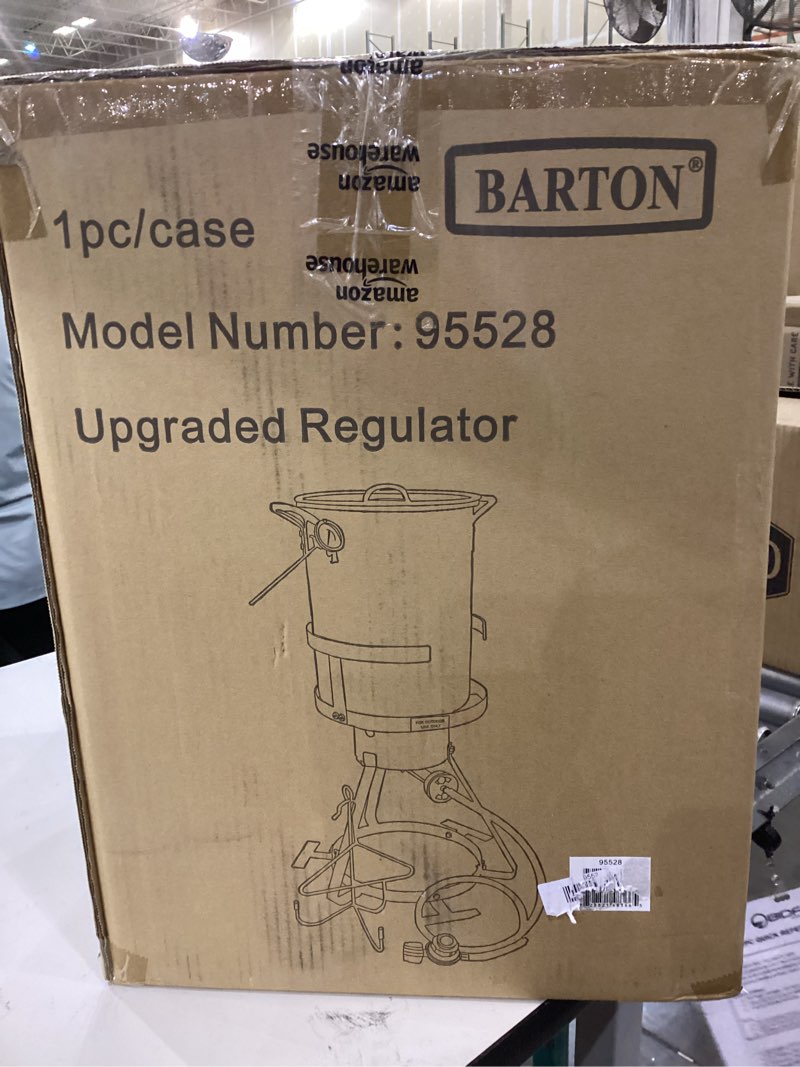 BARTON 30QT Aluminum Turkey Deep Fryer Pot and Gas Stove