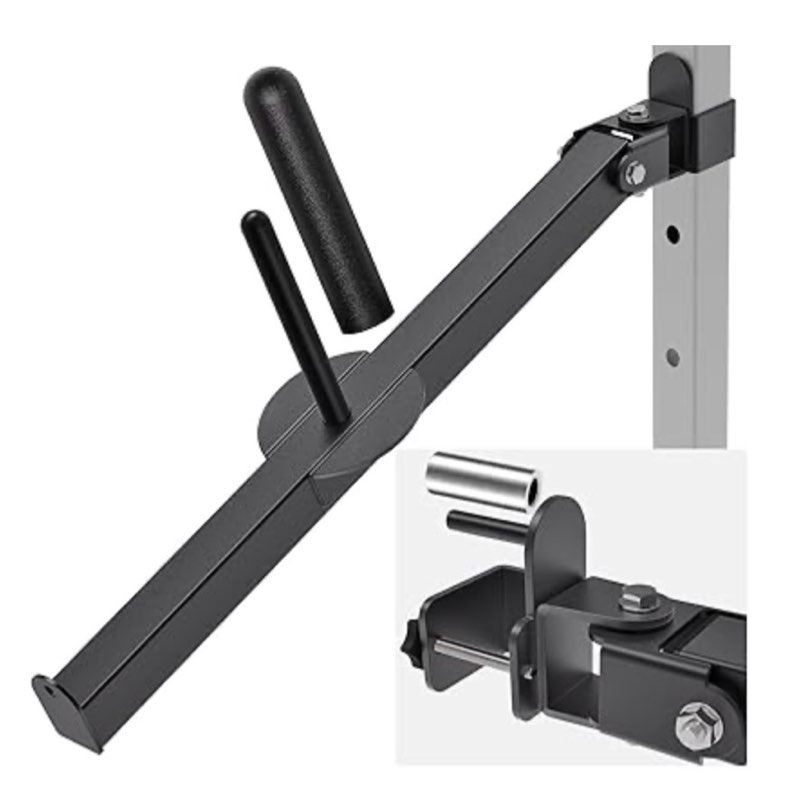 seleware power cage landmine attachment, t bar row landmine attachment and belt squat lever arm for 2" x 2" or 3" x 3" power rack, v bar row landmine handle, ? fits 1"/2" barbells & weight plates