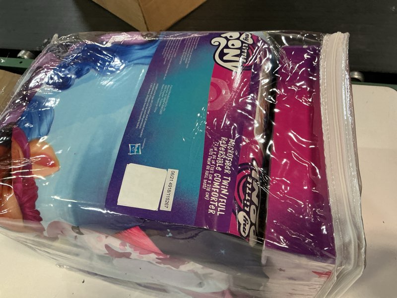 Condition photo showing Good Condition for franco kids bedding super soft microfiber comforter and sheet set, 5 piece full size, my little pony