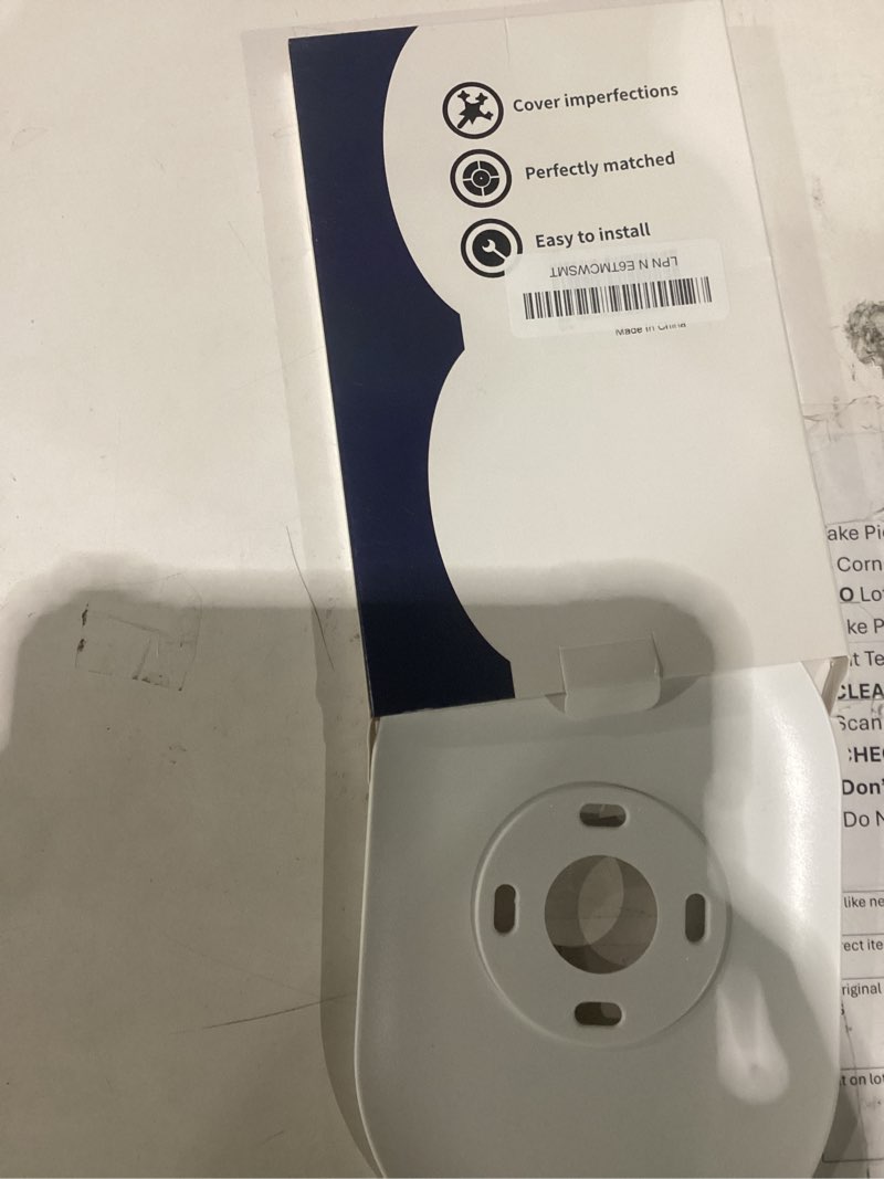 Condition photo showing Good Condition for compatible with google nest thermostat 2020 wall plate cover, nest thermostat trim kit, nest thermostat wall plate cover, nest thermostat accessory easy installation - snow