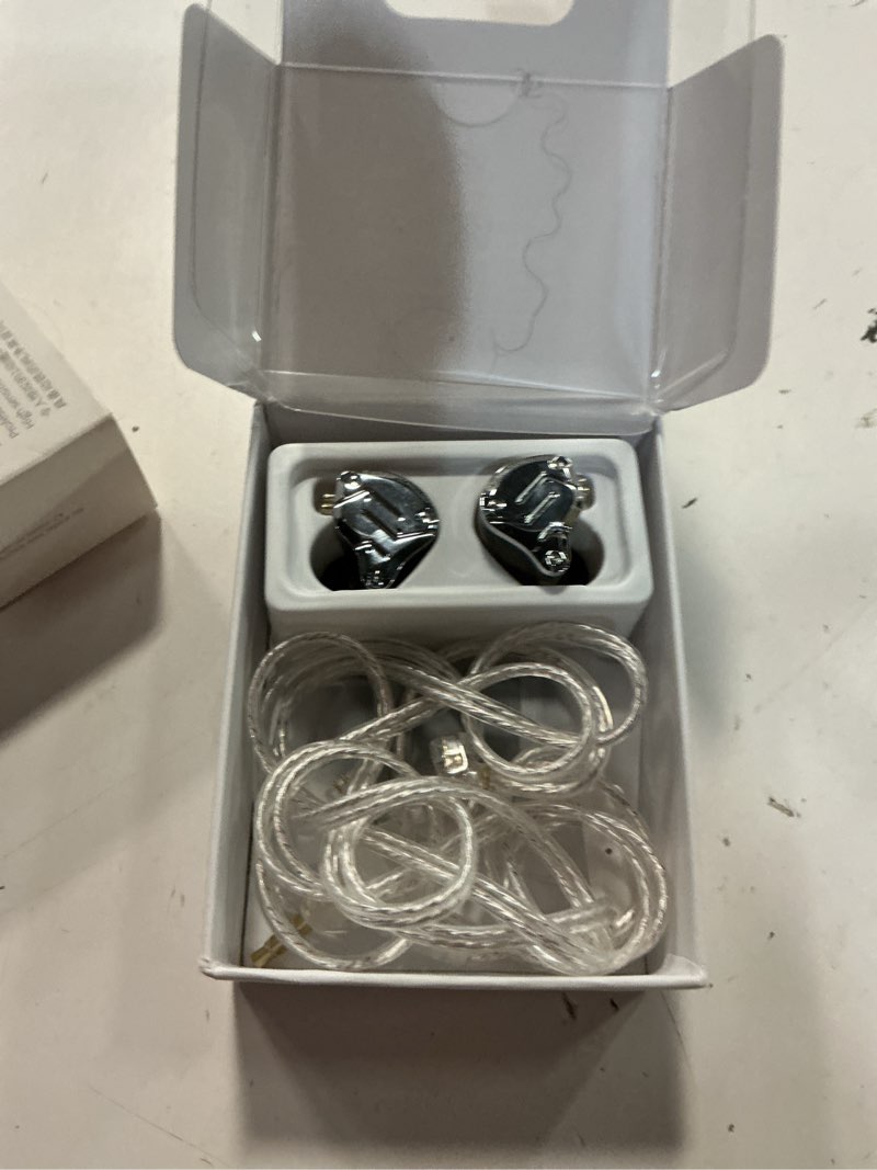 Condition photo showing As Is for linsoul kz zs10 pro, 4ba+1dd 5 driver in ear monitor, hifi wired earbuds, gaming earbuds, hybrid iem earphones with stainless steel faceplate, detachable cable for musician(with mic, black) black with mic