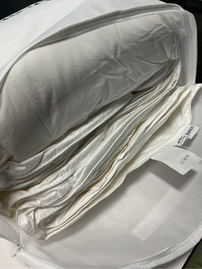 Condition photo showing Good Condition for all-season premium down alternative comforter, king/cal king, white