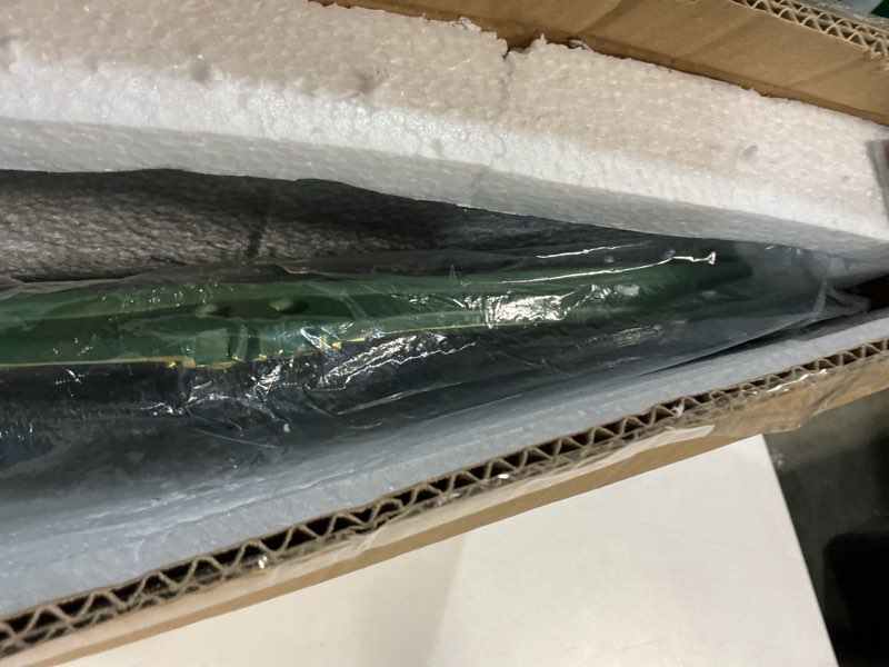 Condition photo showing New/Like New for SIMON'S SHOP 11x14 Picture Frame in Moss Green with Gold Accents, Vintage Picture Frames 11x14 with Mat for 8x10 Image, Gallery Wall and Tabletop Display Poster Frame 11x14 Moss Green