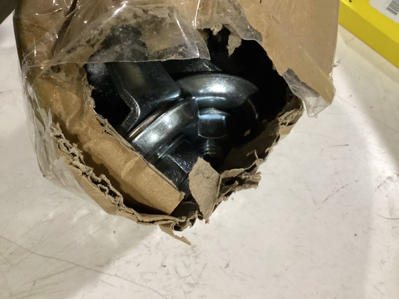 Condition photo showing Good Condition for floor jack casters for 4 ton floor jack, cast iron caster wheels, floor jack replacement parts, pack of 2 (16mm stem)
