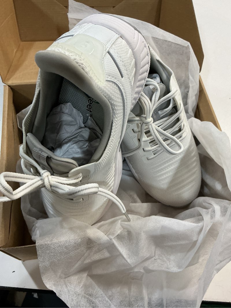 Condition photo showing New/Like New for (( size 7))orthofeet women's orthopedic kita hands-free water-repellent slip-on sneaker  white