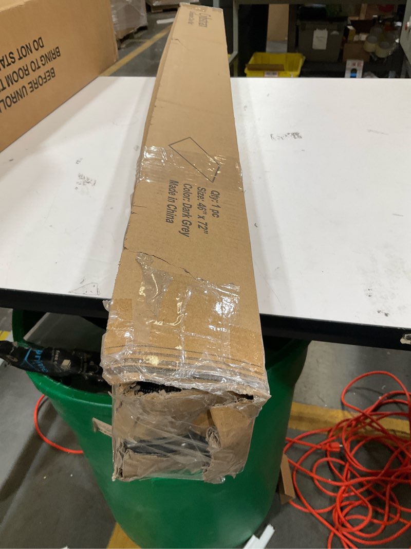 cybstrax office chair mat for hardwood & tile floor, 46" x 72" desk chair mat, anti slip, non-curve 