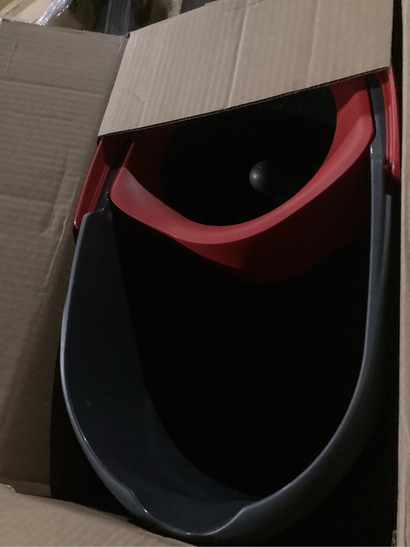 Condition photo showing Good Condition for o-cedar easywring microfiber spin mop, bucket floor cleaning system, red, gray, standard easywring spin mop & bucket