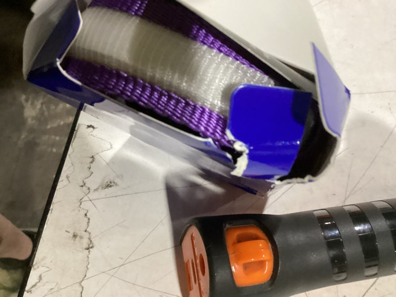 Condition photo showing Good Condition for pceotllar light up dog collar for night walking - led dog collar light rechargeable color changing, glow in the dark dog collars waterproof glowing dog collars for large small medium dogs purple m(15 inch-19.7 inch)