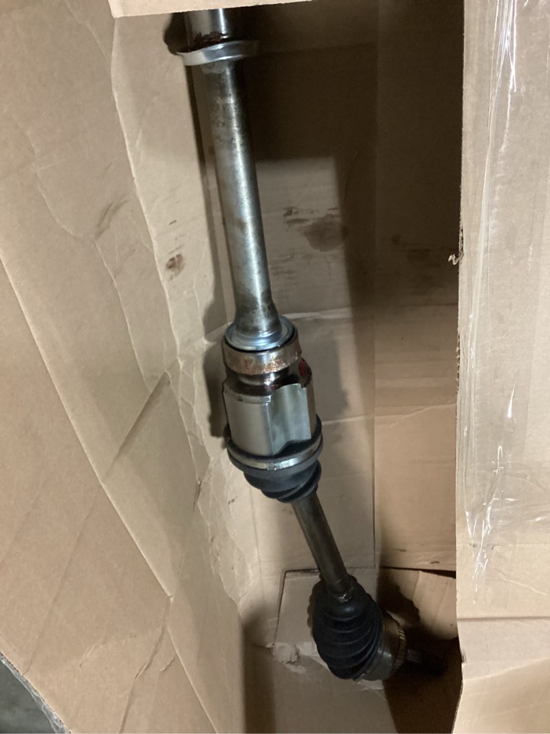 Condition photo showing As Is for a-premium cv axle shaft assembly compatible with toyota sienna 2004 2005 2006 2007 2008 2009 2010 3.3l 3.5l, fit fwd models, front right passenger side front passenger side