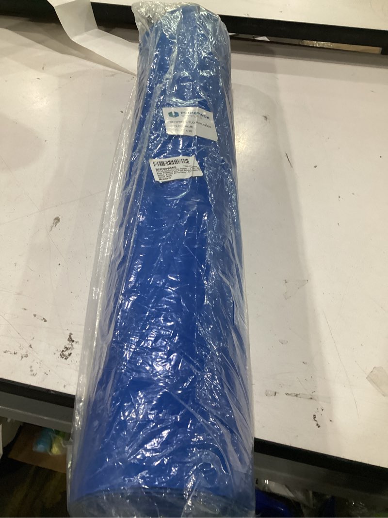 Condition photo showing As Is for 27 x 20 neoprene floor runner | reusable floor protection slip proof surface, non-skid bottom, protect all surfaces | businesses and homes (red)