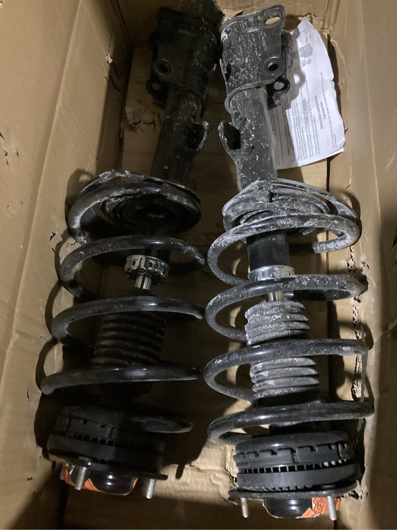 Condition photo showing As Is for AUTOMUTO Front Pair Complete Struts Spring Assembly Shock Absorber Compatible with 2008 2009 2010 2011 2012 2013 2014 2015 for Chrysler Town Country, 08 09 10 11 12 13 14 15 for Dodge Grand Caravan 2*Front Complete Strut