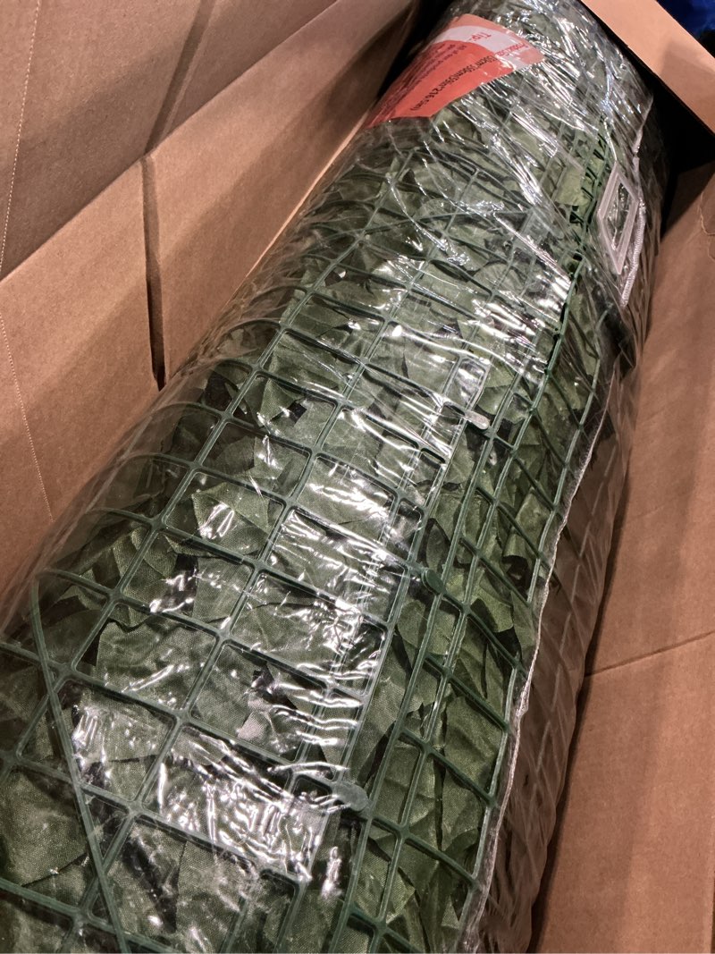 Condition photo showing Good Condition for dearhouse artificial ivy privacy fence wall screen, 59x216.5inch artificial hedges fence and faux ivy vine leaf decoration for outdoor garden decor 216.5* 59inch