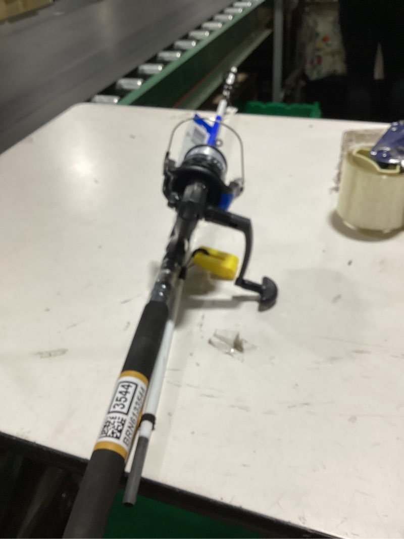 Condition photo showing As Is for shakespeare tiger spinning fishing combo, 7' medium rod, 5000 size reel