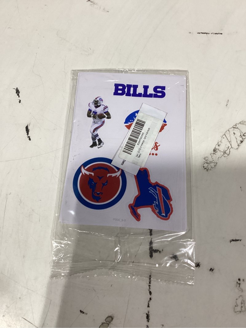 Condition photo showing New/Like New for 32 pcs of american football buffalo stickers for water bottle, rugby decal decoration sticker for boys?waterproof decals for laptop?phone case?car?guitar?bumper?skateboard?gifts for kids adults teens