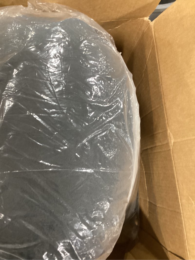 Gray dog bed