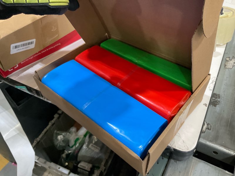 Condition photo showing Good Condition for harloon 500 pcs merchandise shopping bags bulk for small business 1.5 mil 9 x 12 inch thick plastic retail boutique bag for party favor gift(purple, red, yellow, green, blue)