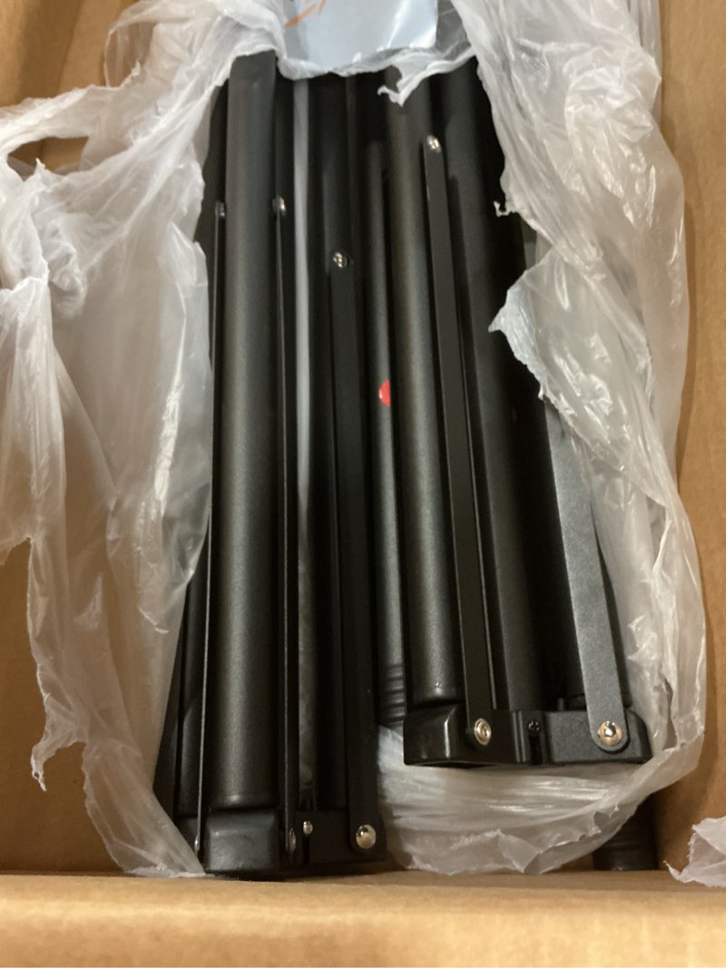 Condition photo showing Good Condition for Backdrop Stand 10 x 8 FT for Photography Studio, Telescopic Adjustable Background Stand for Parties, Photoshoot Backdrop Stand with Spring Clamps, Sandbags, Carry Bag 10x8 ft Black