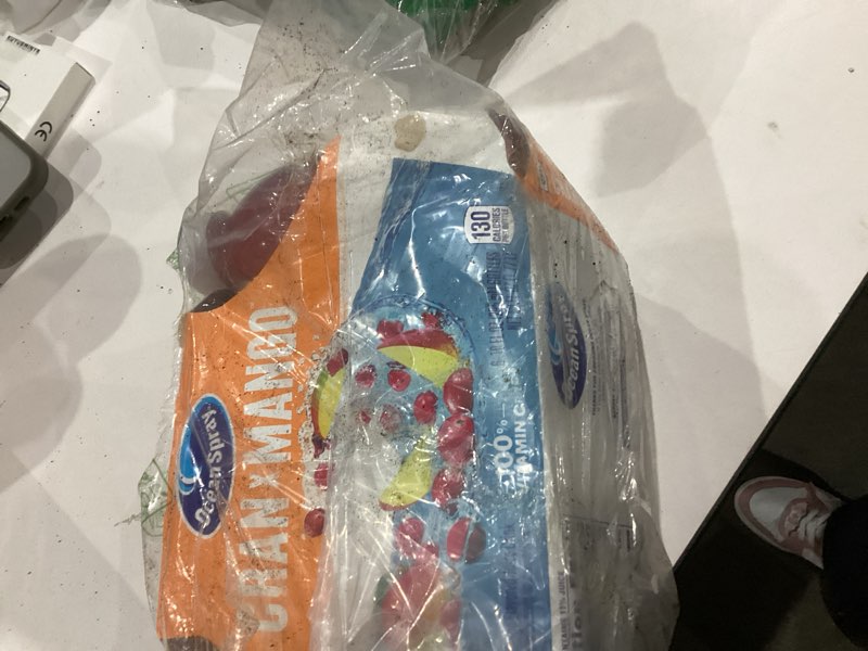 Condition photo showing New/Like New for Ocean Spray Cran-Mango Juice Drink, 10 Ounce Bottle (Pack of 6) Cranberry Mango 10 Fl Oz (Pack of 6)
