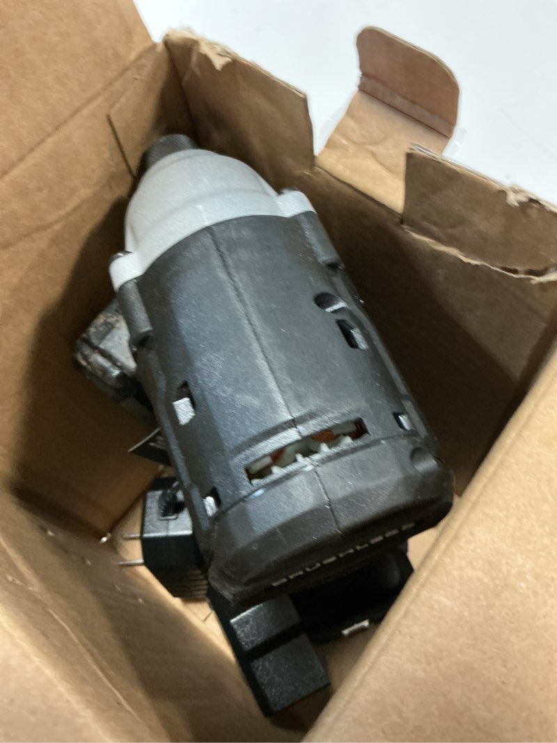 Condition photo showing As Is for hyper tough 20v brushless impact driver with 2.0ah lithium-ion battery pack and charger, 1/4-inch. hex collet chuck size, 22006.2