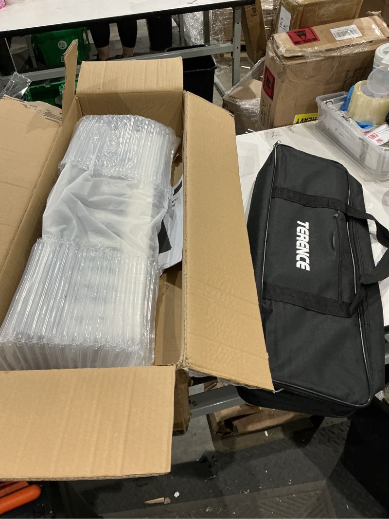 Condition photo showing Good Condition for portable piano keyboard 88 keys: semi-weighted folding digital piano bluetooth, 128 tones & silent mode terence electric folding piano kit for adult black