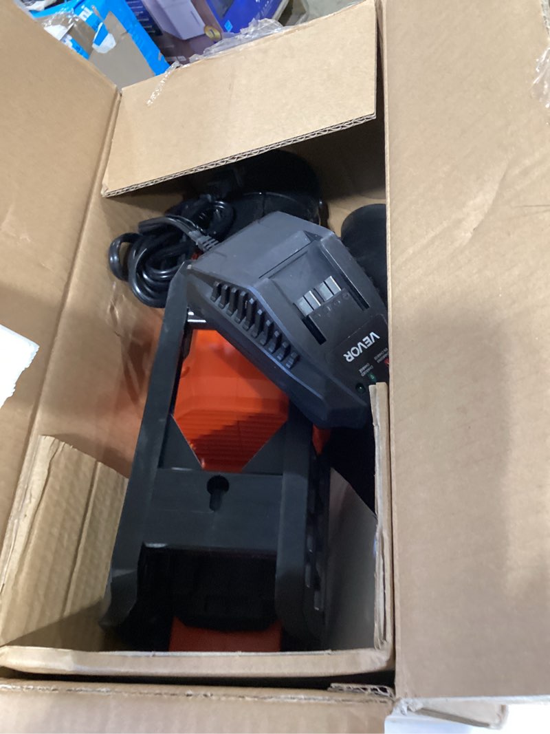 Condition photo showing Good Condition for vevor 60v cordless leaf blower with brushless motor, 650 cfm/125 mph, battery powered electric leaf blowers for lawn care with 5ah battery and fast charger, 3 speed control 60v battery leaf blower