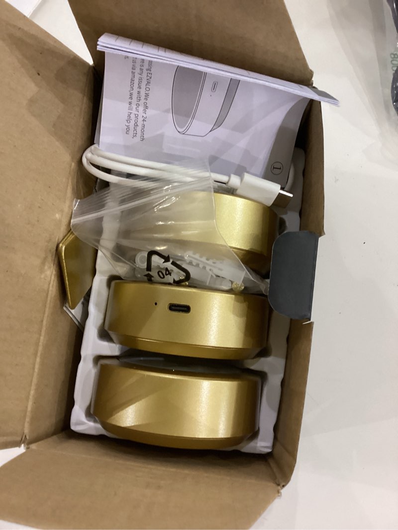 EZVALO Picture Lights for Wall, 2000mAh Rechargeable Battery Magnetic Poster Lights with 3 Color Tem