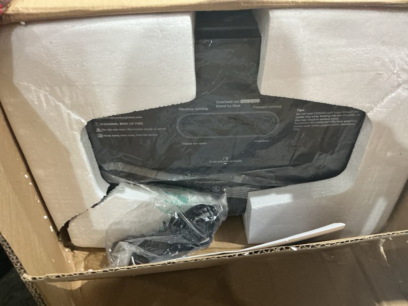 Condition photo showing Good Condition for bonsen paper shredder, 20-sheet 60 mins nonstop heavy duty paper shredder for office, 60db ultra quiet cross-cut shredder with 6.6 gals basket, anti-jam cd and credit shredder for home office (s3104)
