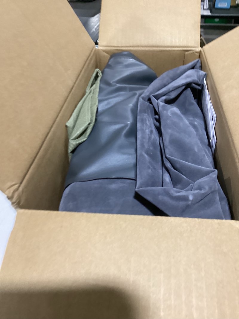 Condition photo showing Good Condition for intex twin size air mattress, 18in height, built-in pump, dura-beam deluxe comfort-plush - portable inflatable blow-up bed for camping, travel, guests 18" grey twin