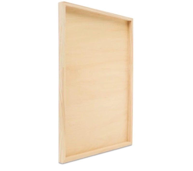 Birch Painting Panel 18 x 24 x 3/4-inch, Large Wood Canvas Boards for Painting, Blank Signs for Craf
