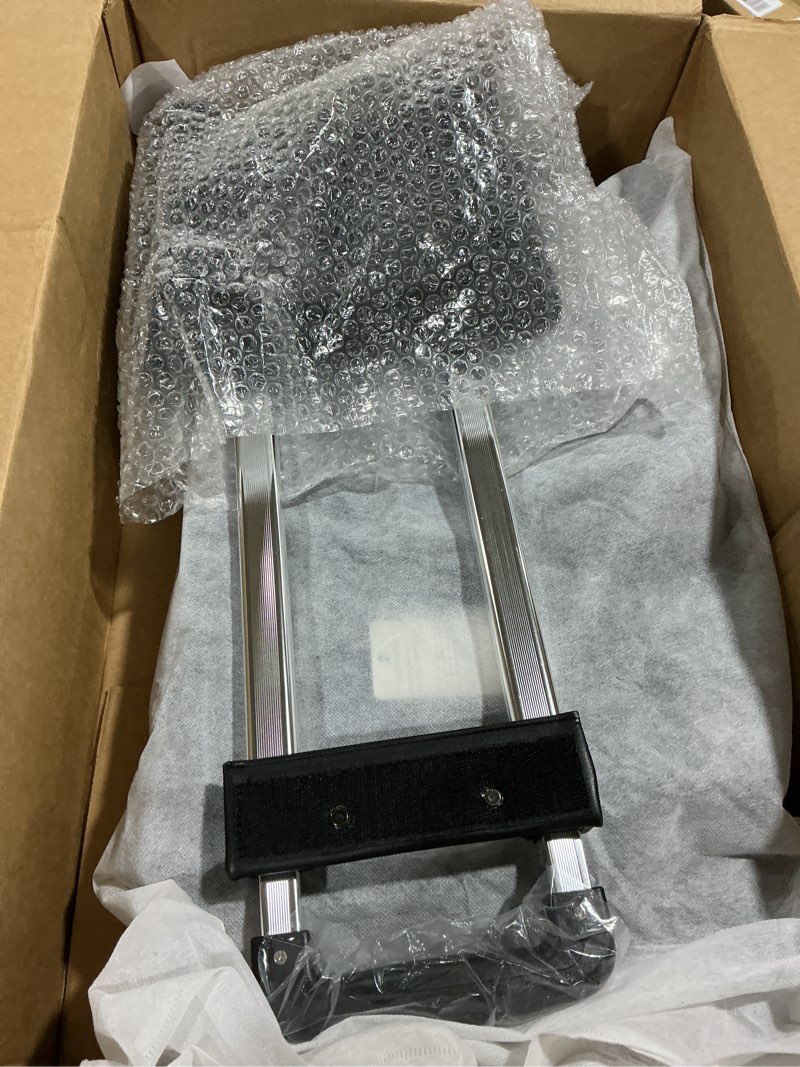 Condition photo showing As Is for Rolling Garment Bags for Travel,Convertible Duffle Garment Bag Roller Bag Carry on Garment Bag with Wheels Luggage Rolling Weekender Roller Duffle Bags for Travel-Black A6-Black-2P