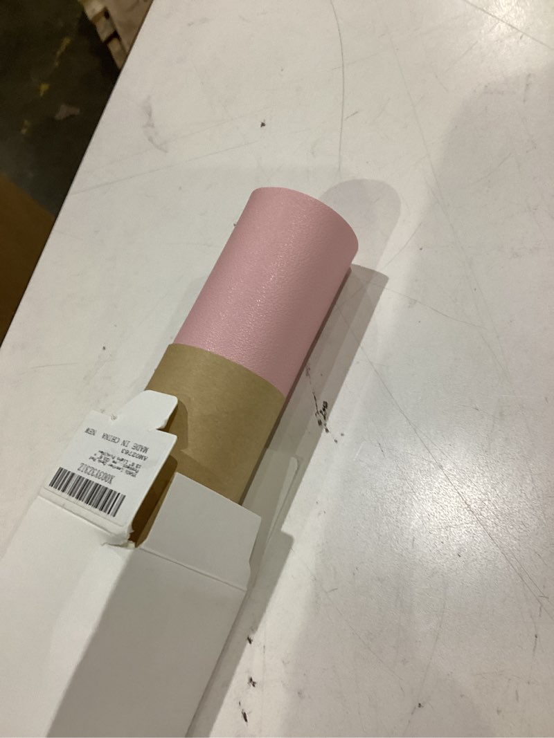 Condition photo showing New/Like New for ysagi leather desk protector, office mat, large mouse mat, non-slip pu leather blotter, laptop pad, waterproof writing pad for office and home (light pink, 23.6" x 13.8") light pink 23.6" x 13.8"