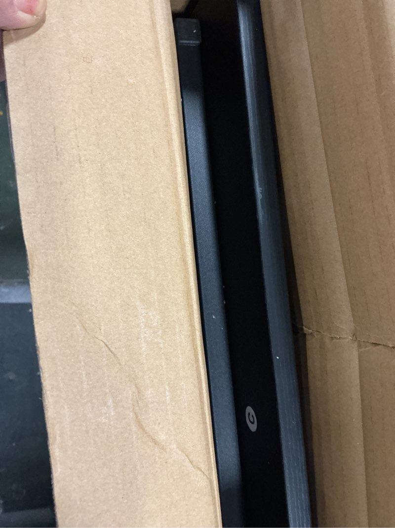 Condition photo showing Good Condition for WLIVE Folding Coffee Table, Modern Portable Small Coffee Table with No Assembly Needed for Living Room, Home, Small Space, Rustic Brown 31.5" Steelwood Black