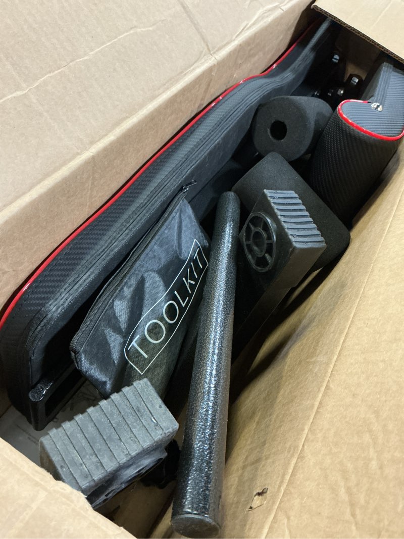 Condition photo showing Good Condition for Yoleo Adjustable Weight Bench for Full Body Workout; Foldable Bench Press Bench of Home Gym Strength Training; Incline Decline Flat Utility Workout Bench with Quick Folding& Fast Adjustment (Black)