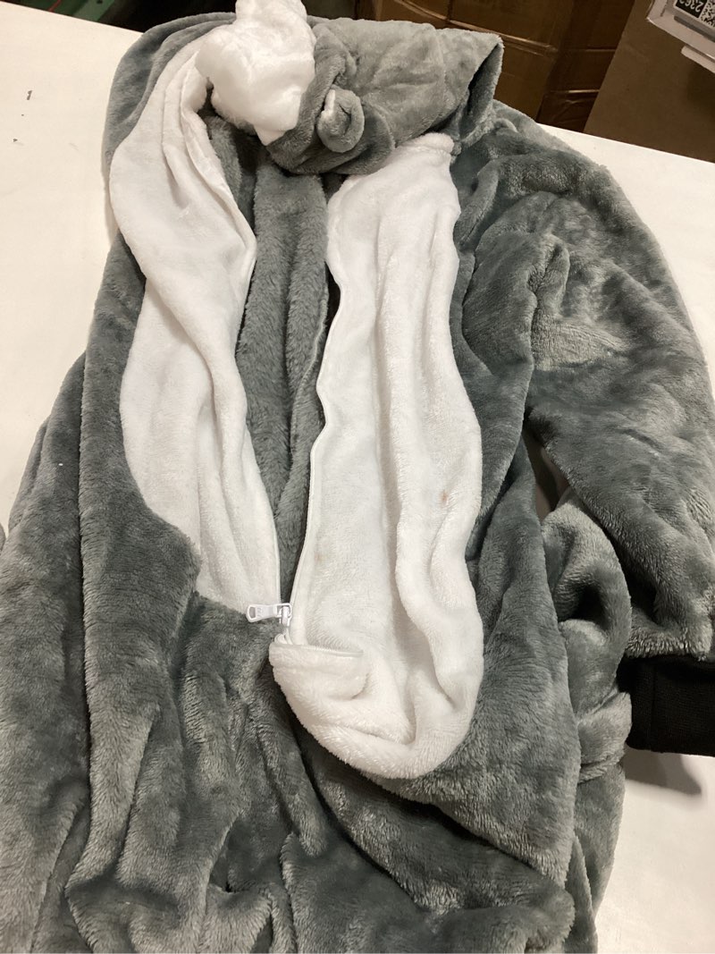 Condition photo showing As Is for CALANTA Animal Dog Onesie Kids Unisex Onepiece Pajamas Halloween Cosplay Party Costume