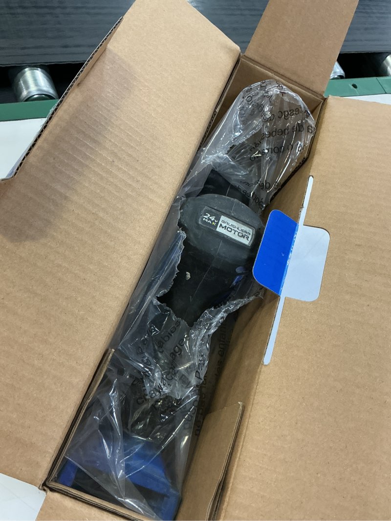 Condition photo showing As Is for Kobalt 24-volt Variable Brushless Cordless Reciprocating Saw (Battery and Charger Not Included)