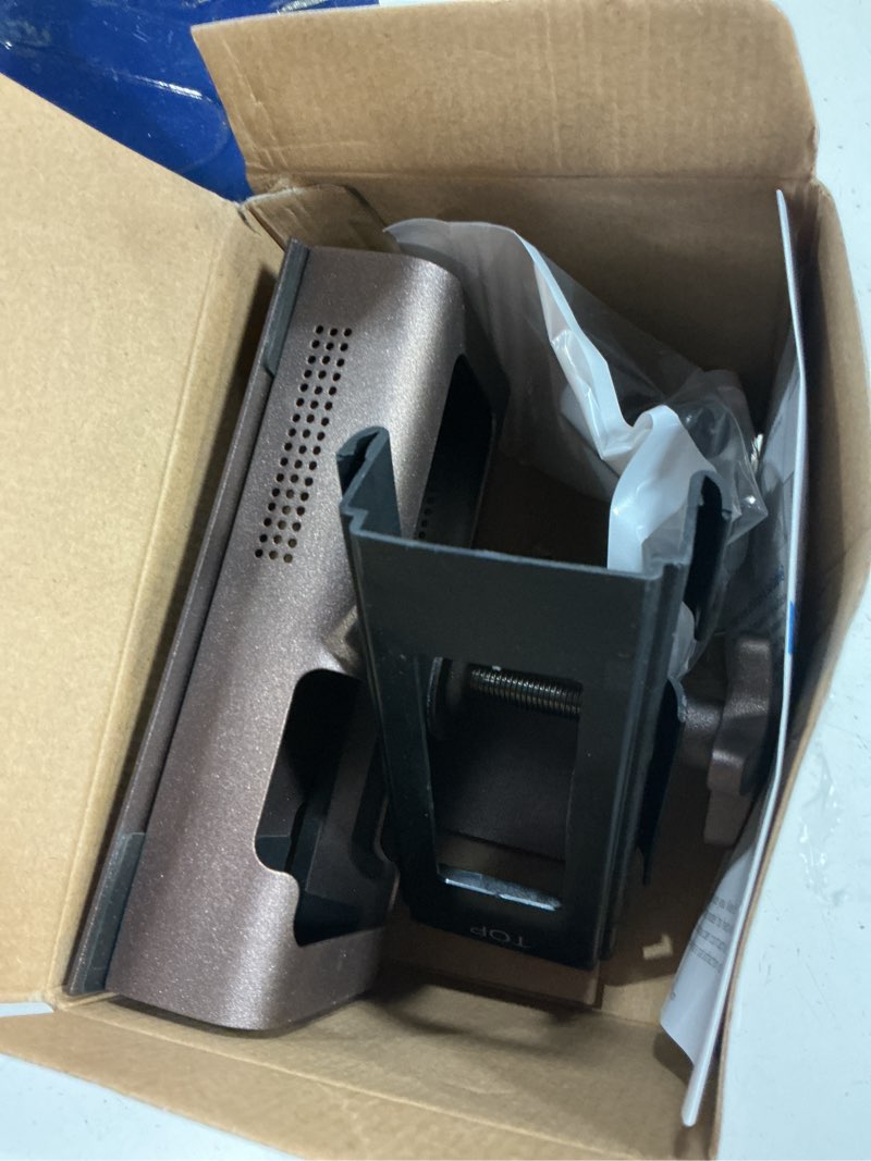 Condition photo showing As Is for anti theft ring doorbell mount: metal ring apartment door mount blink doorbell camera holder no drill - renter friendly ring doorbell mount no damage ?frosted bistre
