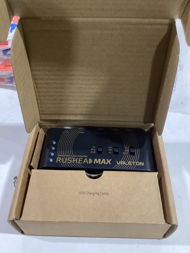 Condition photo showing Good Condition for Valeton Rushead Max USB Chargable Portable Pocket Guitar Bass Headphone Amp Carry-On Bedroom Plug-In Multi-Effects