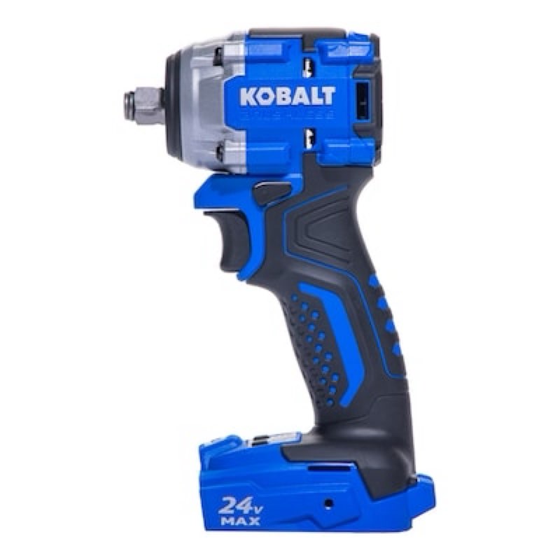 kobalt 6.75-amp 24-volt variable speed brushless 1/2-in drive cordless impact wrench (battery not