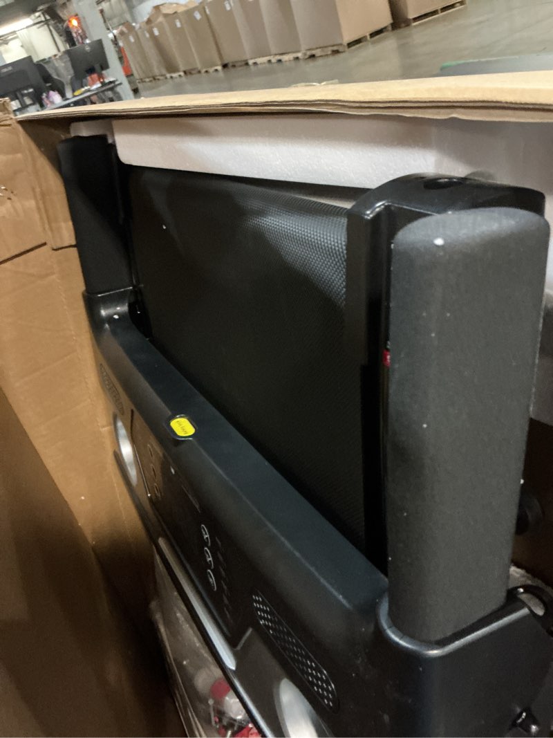Condition photo showing Good Condition for portable treadmill with incline, 3.0hp walking pad with handle bar, 3-in-1 foldable treadmill for home office small space with quiet brushless, 300 lbs capacity silver black1